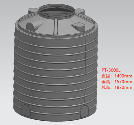 Three Thousand Liters Roto Moulding Water Tank Aging Resistance