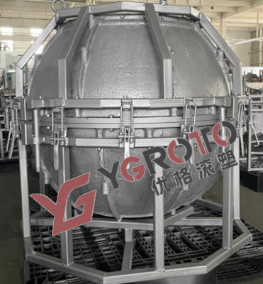 CAD Desain Rotoplastic Mold CNC Machining Rotational Aluminium Mold Layanan OEM