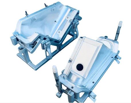CAD Desain Rotasi Molding Aluminium casting cetakan yang dapat digunakan kembali Untuk PVC Plastisol Corner Fender