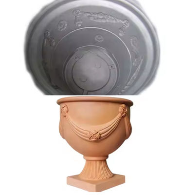 Polyethylene Custom Rotational Molding Vase, Roto Molding Produk Plastik