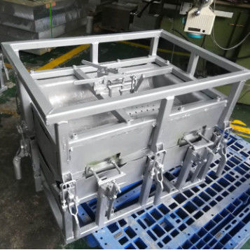 Ukuran Custom Rotomolding Mold, Perak Aluminium Rotary Molding Mold