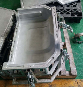 Ukuran Custom Rotomolding Mold, Perak Aluminium Rotary Molding Mold