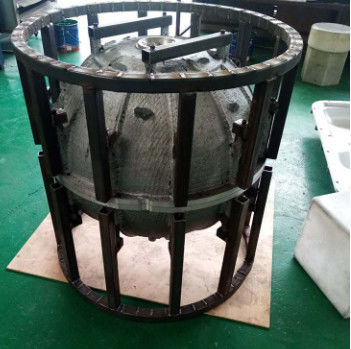 Silver Aluminum Rotational Molds Custom Logo Rotomolding Factory