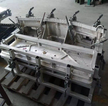 Rotary Aluminum Rotational Molds Blasting / Polishing Surface