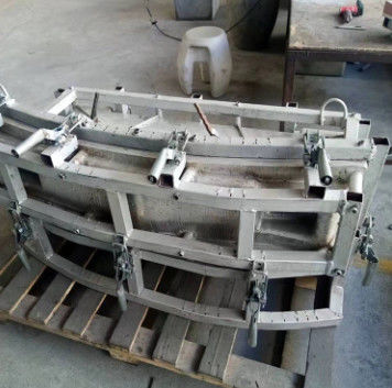 Rotary Aluminum Rotational Molds Blasting / Polishing Surface