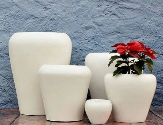 Desain CAD Polyethylene Rotational Molding Flower Pot Ketahanan suhu tinggi