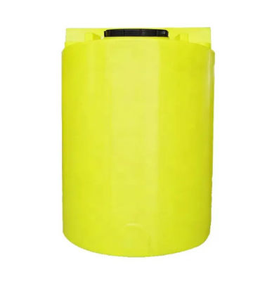 LLDPE Yellow Water Tank Customized Square Round Dosing Box Rotary Plastic Moulding