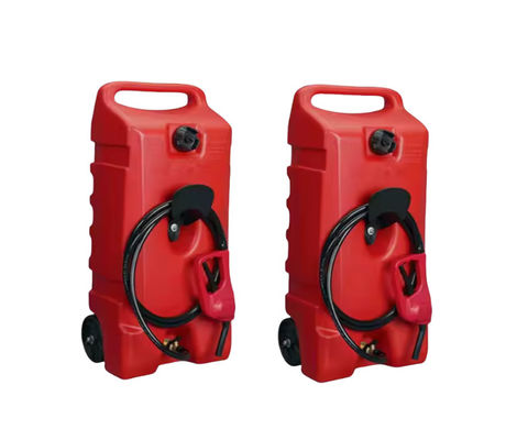 Convenient Wheeled Fuel Tank OEM Solid Durable Molding Without Leakage