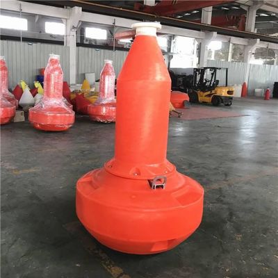 Plastik Warna Custom Mooring Buoy Permukaan LLDPE Peringatan Buoy