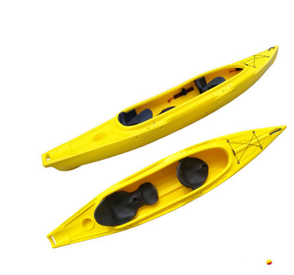 Pengendali Kaki 3.9m Kayak Rotomolded Untuk Orang Tunggal Perikanan / Rekreasi