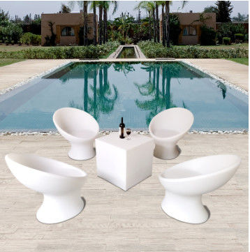 Chaise de loisirs en plastique anti-chute pour meubles à rouleaux moulés en rotation