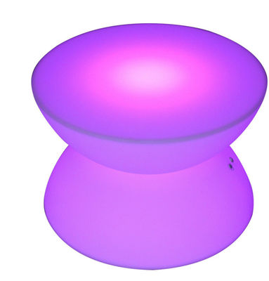 Furnitur komersial dari polietilen rotomolding LED Bar Tabel dan Kursi