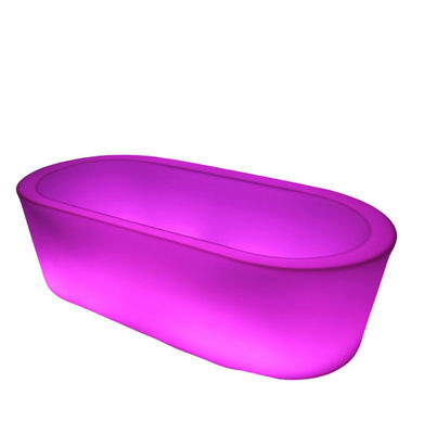 Custom Color Rotoplastic LED Bathtub Accurate Precision for Hotel and Restaurant