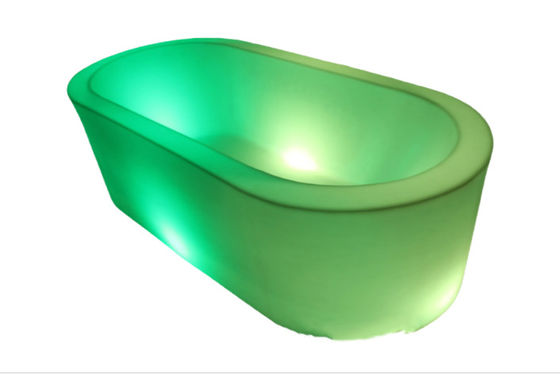 Custom Color Rotoplastic LED Bathtub Accurate Precision for Hotel and Restaurant