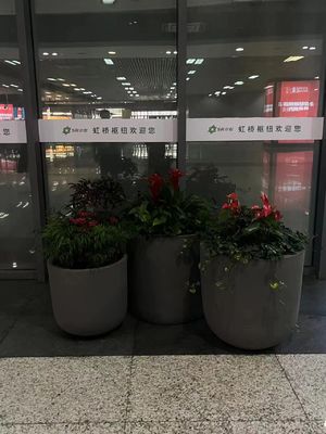 Outdoor Plastic Planter Molds Customized LLDPE Plastic Flowerpot Mould