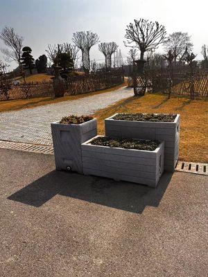 Outdoor Plastic Planter Molds Customized LLDPE Plastic Flowerpot Mould