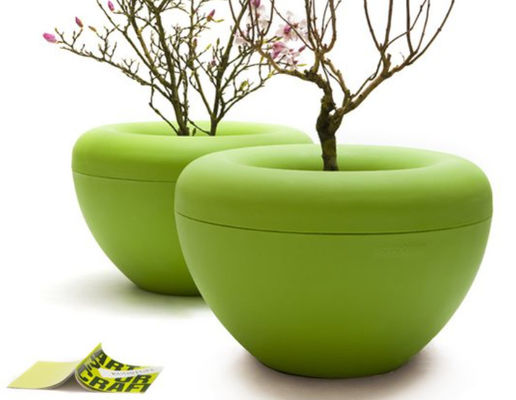 Roto Plastic Flower Garden Planter Molds Keanggunan / Ketahanan Untuk Botanical Dekorasi Vase