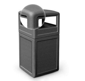 Square Outdoor Rotational Molding Products Rotoplastic Mold Trash Bin Classification