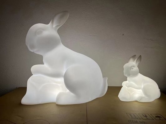 Custom Size Rotational Molding for LED Rabbit Lantern and Custom LED Lights