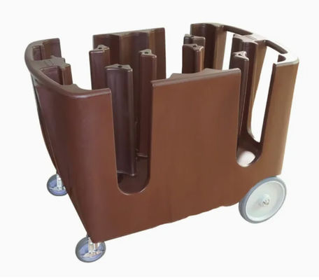Custom Rotational Molding Dish Cart with Strong Chemical Resistance